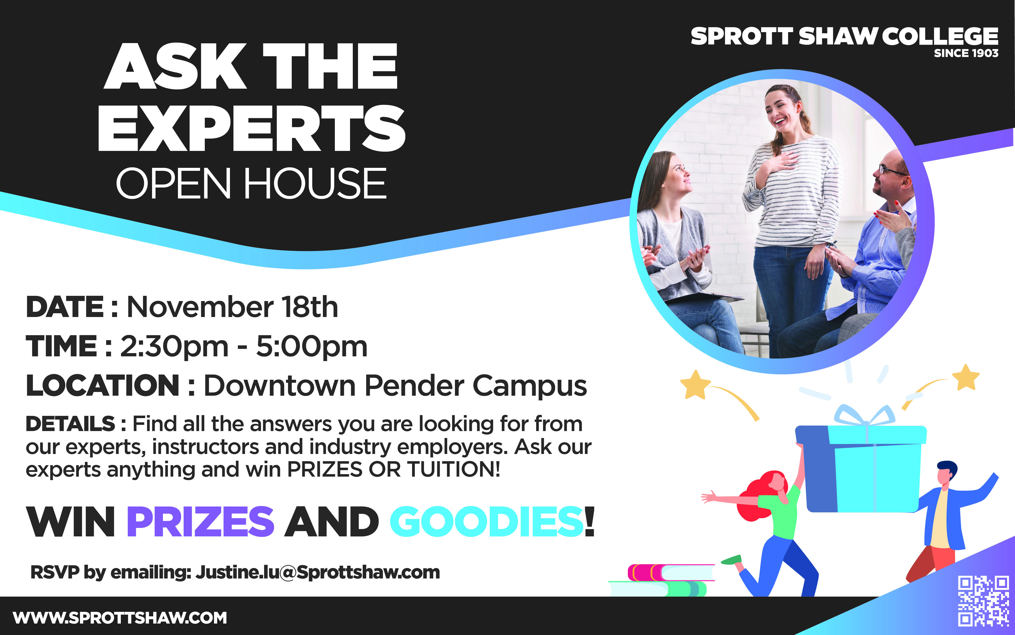 Ask The Experts! Sprott Shaw Open House